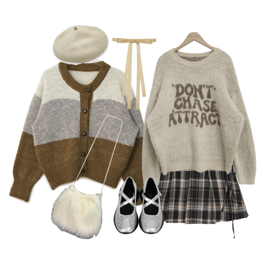 肩背包,針織衫,日常,休閒風系列,樂福鞋,長袖上衣,套裝,冬天,配飾,韓系穿搭,球鞋/布鞋 코디